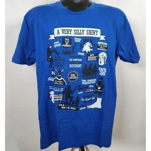 A Very Silly T-Shirt Mens XL Spam Ex-Parrot Comedy Routines 100% Cotton Made USA